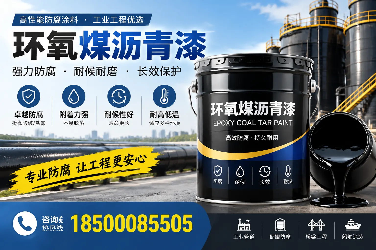 环氧煤沥青漆的施工方法与注意事项,确保在本溪顺利完成